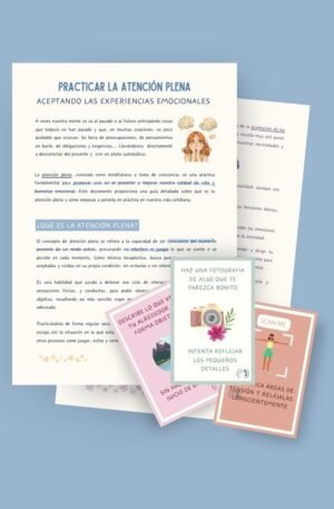 Manual de Toma de Conciencia en el Momento Presente + 40 Tarjetas de Acciones Mindfulness